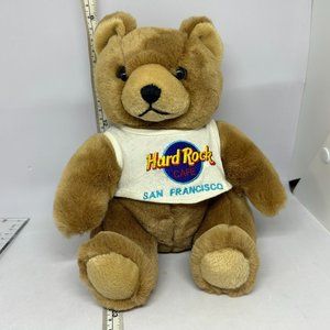 Hard Rock Cafe Tan Teddy‎ Bear San Francisco 9"